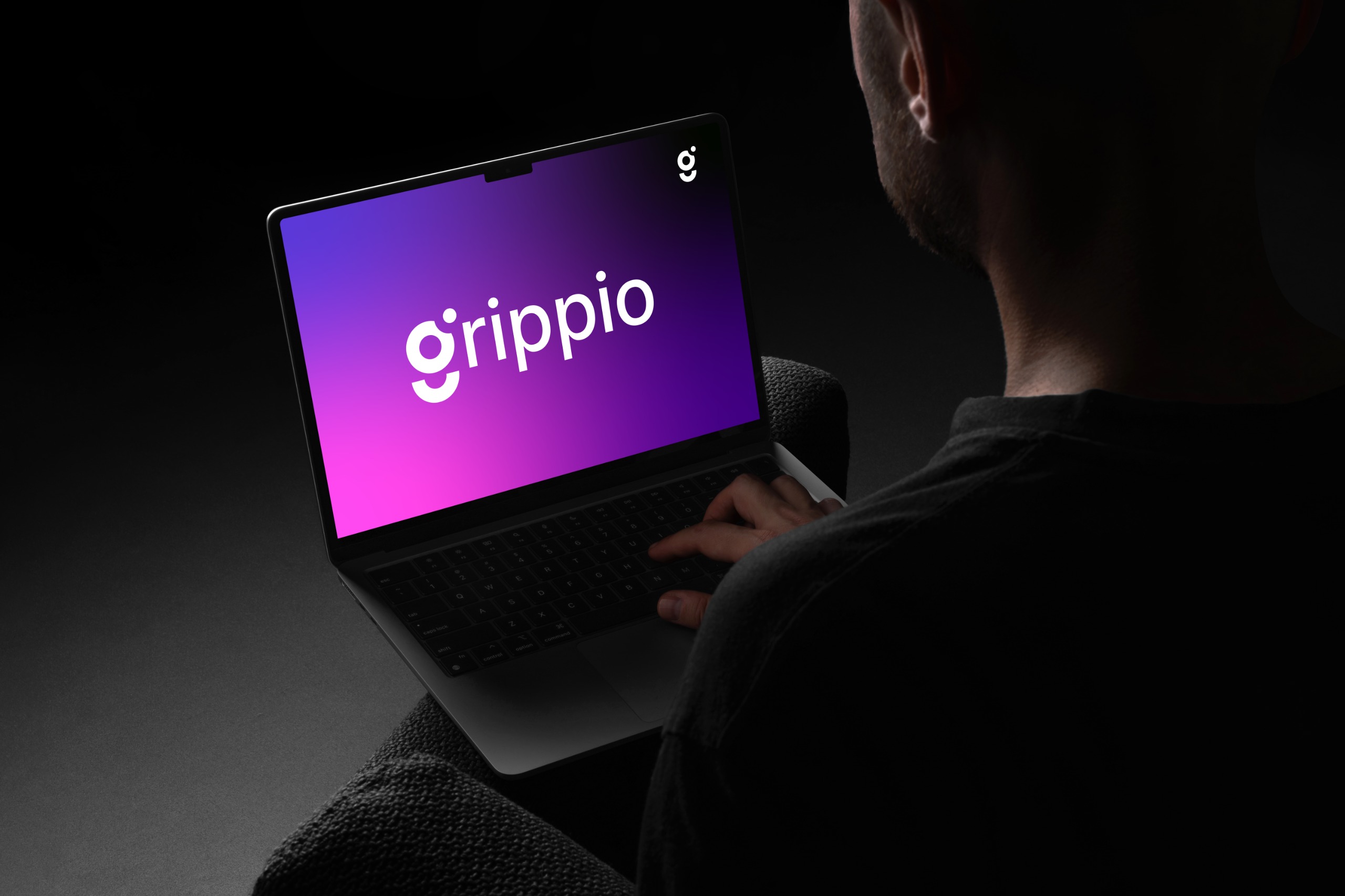 Over Grippio op laptopscherm